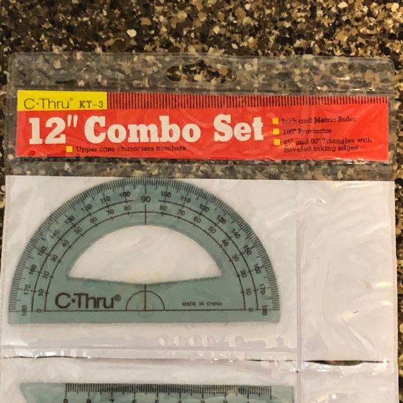 Scrapbook French Curve & Protractor & Ruler Sets - Picture 5 of 5